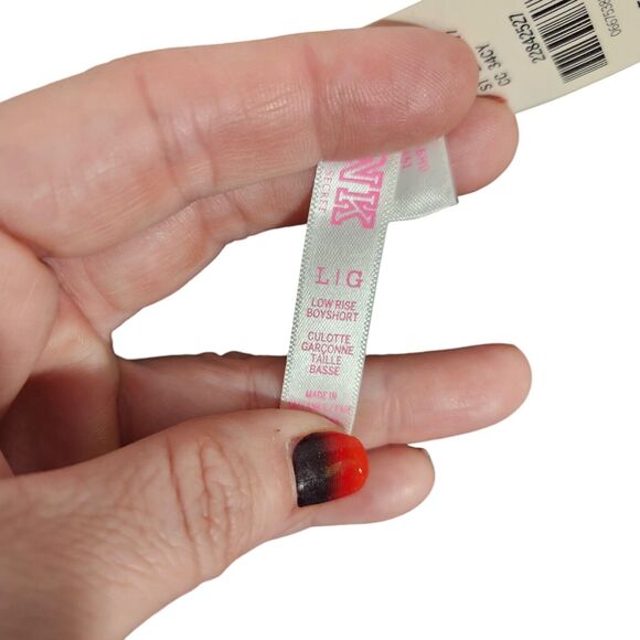 NWT VTG VICTORIA'S SECRET PINK COTTON LOW RISE BOYSHORT LG "ALOHA BEACHES" BUM - Picture 8 of 10